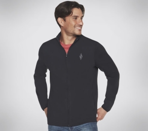 Pánské Topy Skechers GOFLEX Jacket Černé | CZ.MJA252BLK