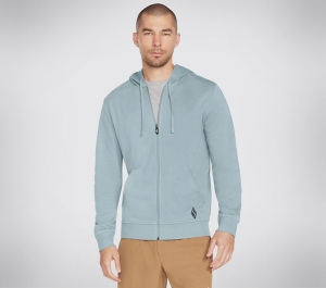 Pánské Topy Skechers GO WALK Everywhere Hoodie Tyrkysové Blankyt | CZ.M3JA181TLBL